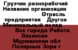 Грузчик-разнорабочий › Название организации ­ Fusion Service › Отрасль предприятия ­ Другое › Минимальный оклад ­ 25 000 - Все города Работа » Вакансии   . Мурманская обл.,Полярные Зори г.